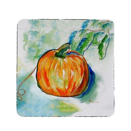 BETSY DRAKE Betsy Drake CT471 Pumpkin Coaster - Set of 4 CT471